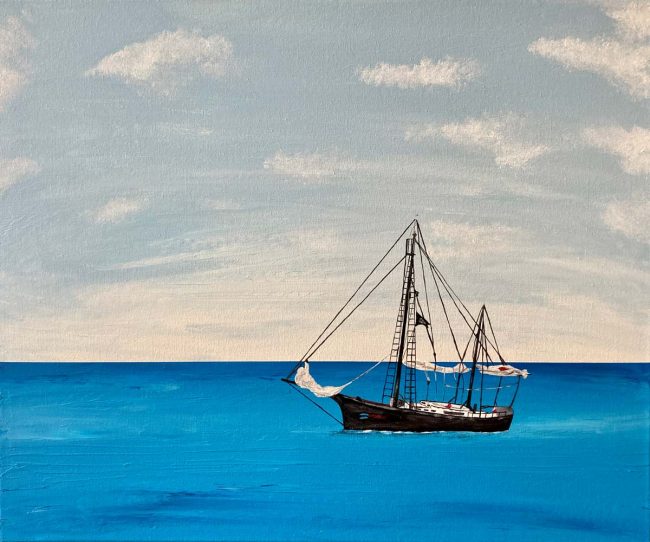 Florida Keys, Acryl auf Leinwand