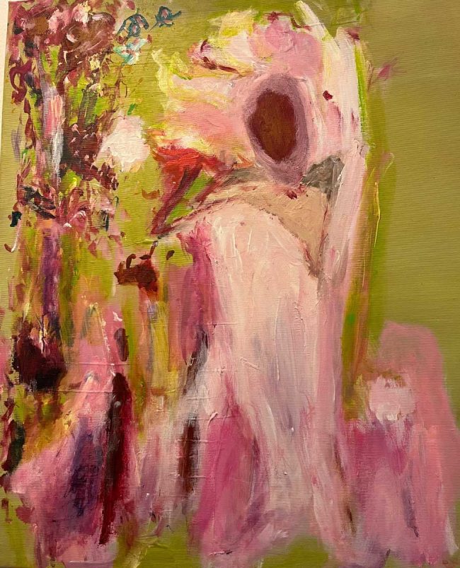 Lilli Neumann, Martha, Acryl auf Leinwand, 60x50cm, 2022