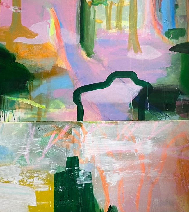 Work-in-progress Malerei