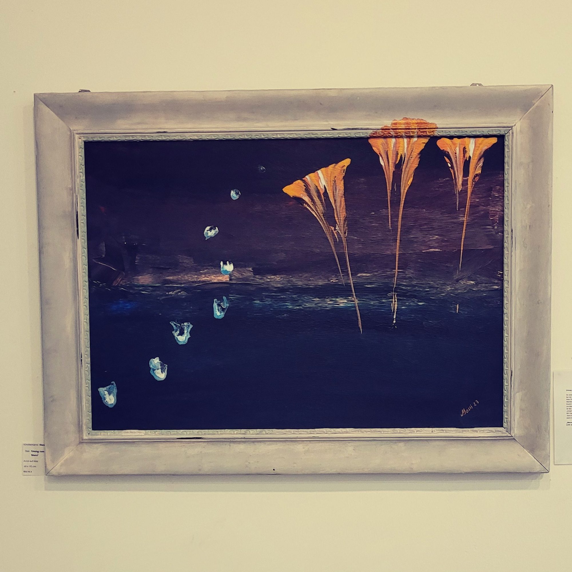 Mossi Krane, wandern nach Mars, Malerei