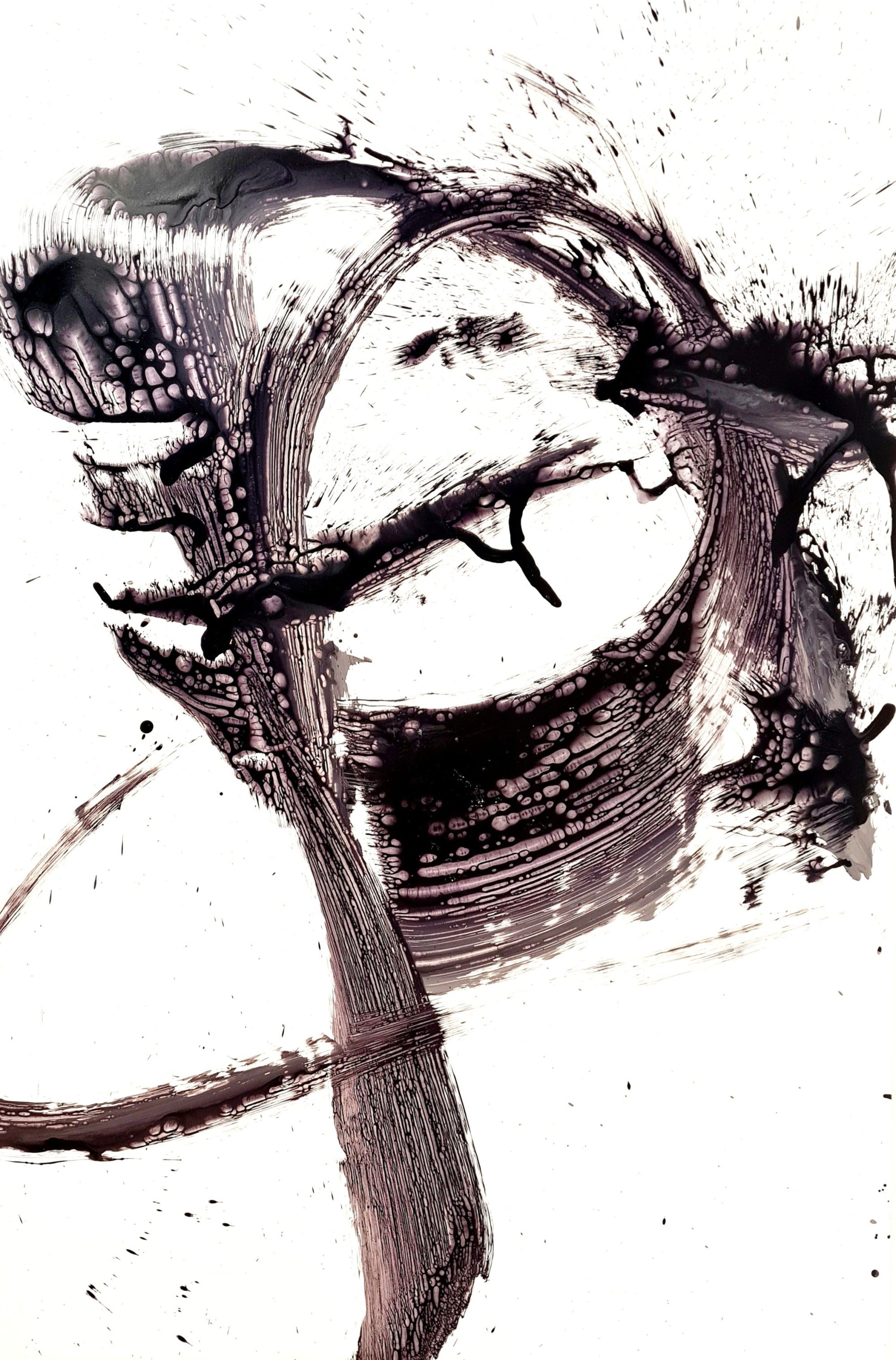 Stefanie Kamrath, storming, 150×100, Acryl auf Leinwand, 2024, Foto: Stefanie Kamrath